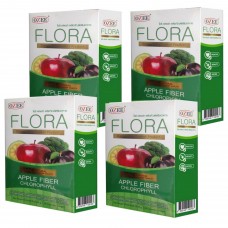Ozee Flora Apple Fiber ดีท็อกซ์ + คลอโรฟิลล์(20เม็ด)